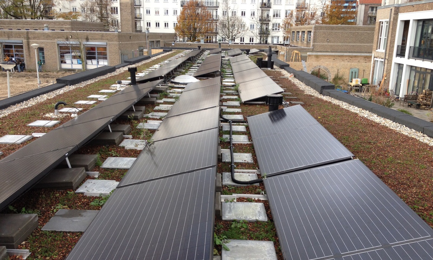 CPO Amundsenhof Amsterdam met Triple Solar PVT panelen