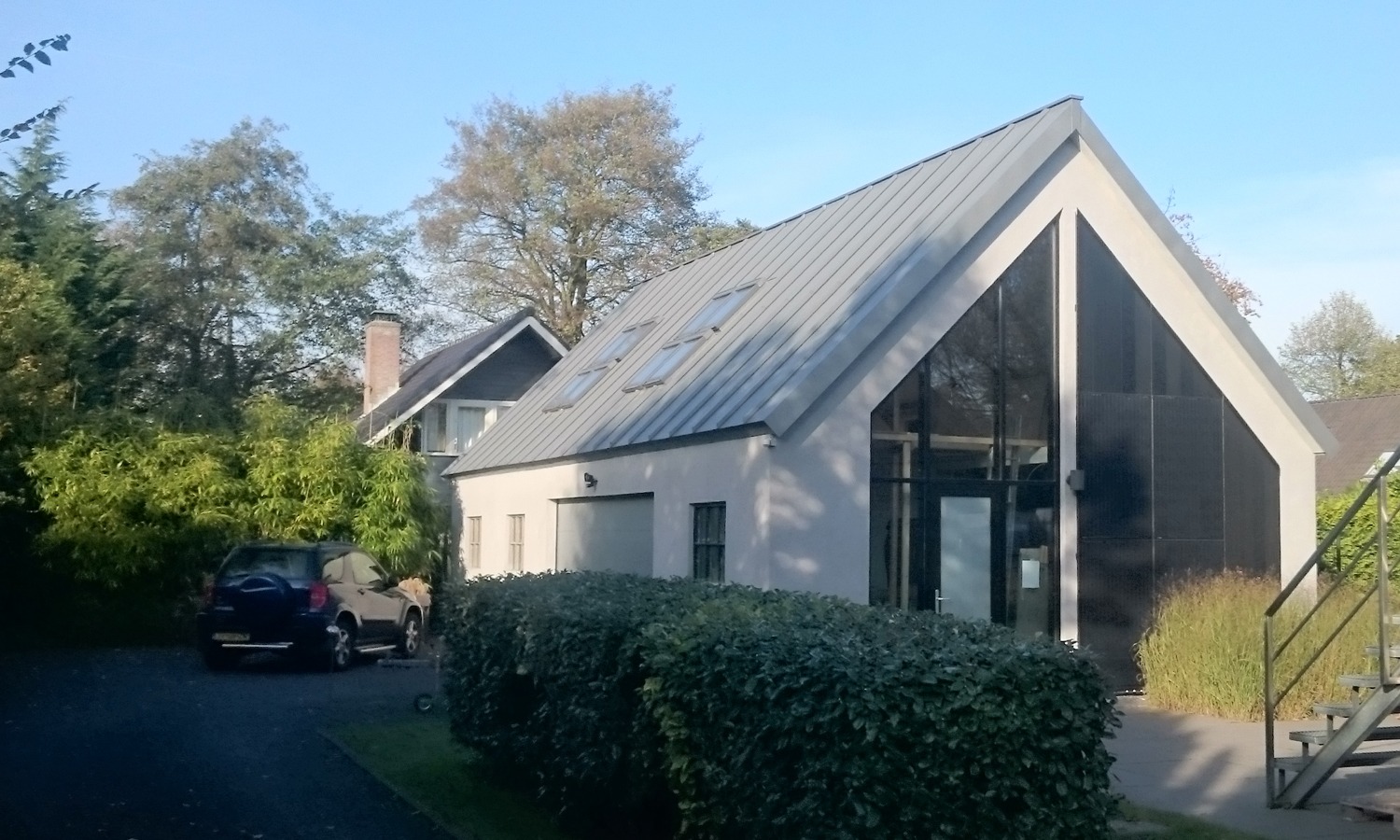Woning met custom made Triple Solar façade